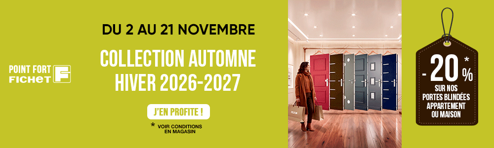 Porte blindée Fichet : -20 % pendant les Ventes Privées de novembre