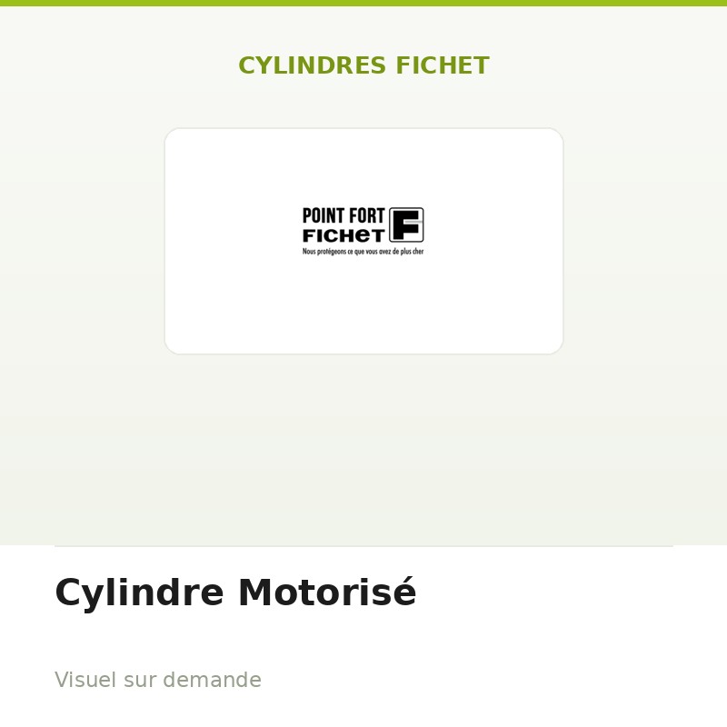 Cylindre Motorisé
