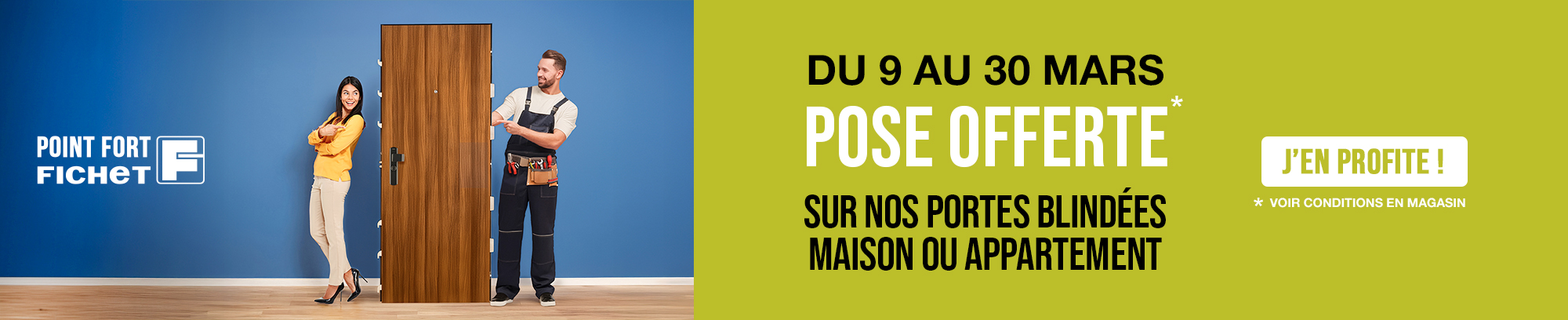 Offre Point Fort Fichet Mars 2026 - Pose Offerte