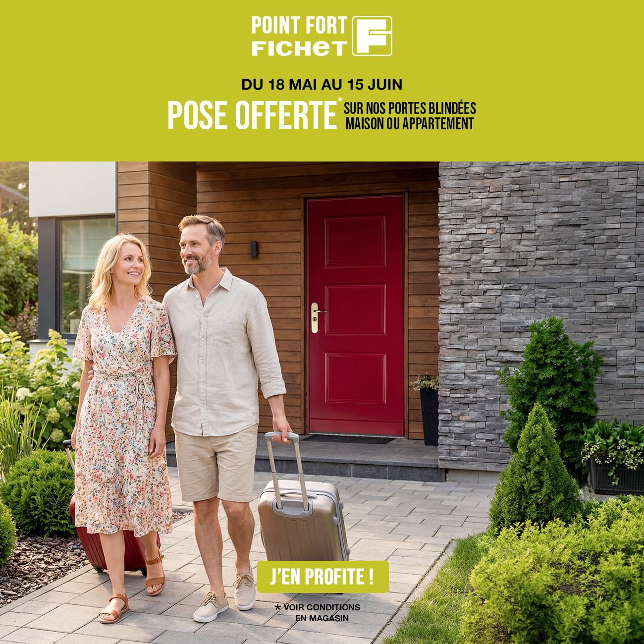 Pose offerte portes blindées été 2026 – JM Serrures